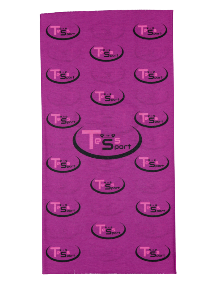 Nákrčník TessSport Logo - purpurová